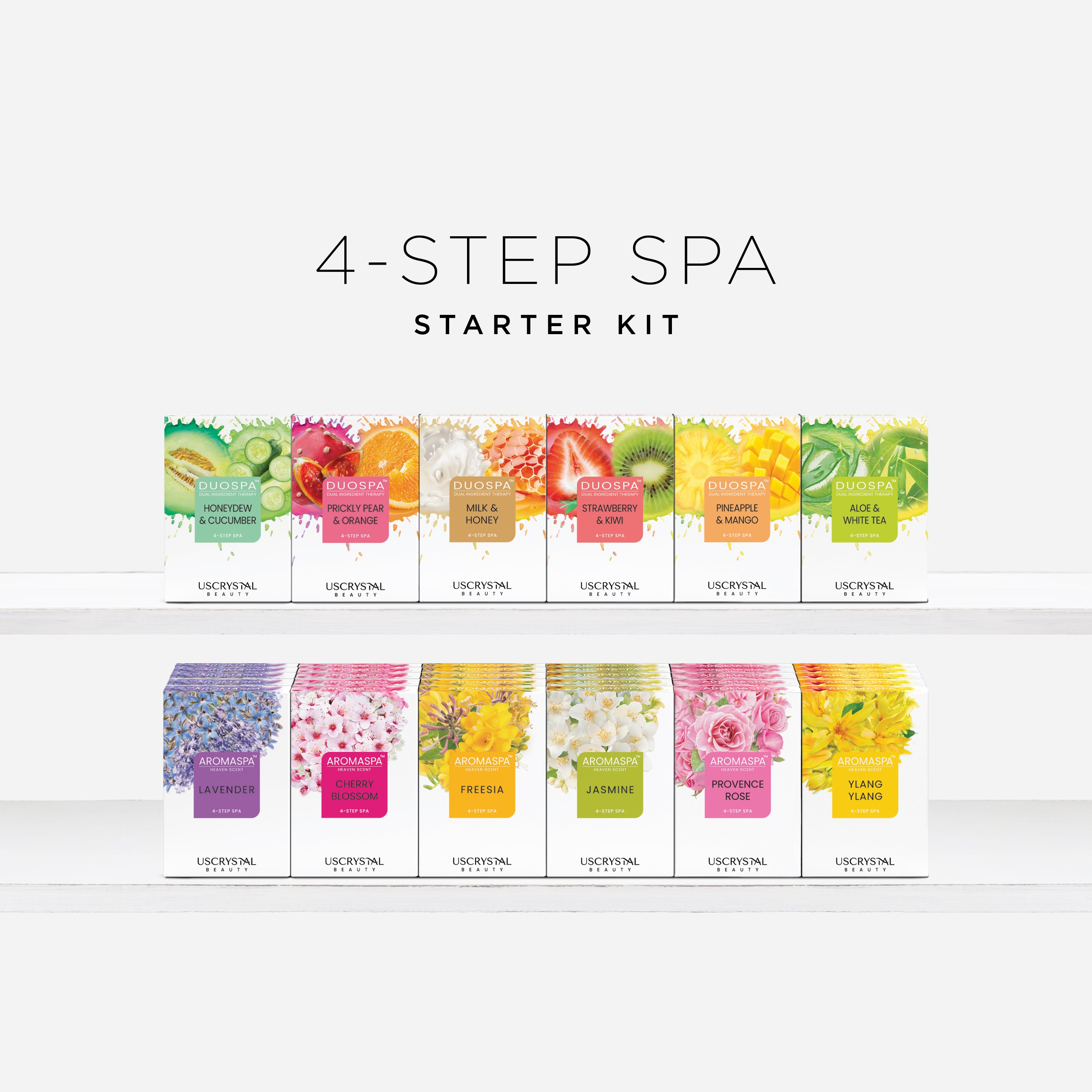【fruitsalada】peu à beauté Hiru spa 4-Step Spa Starter Kit