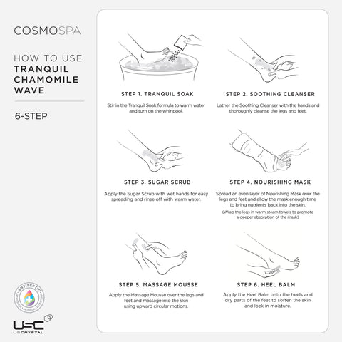 CosmoSpa Tranquil Chamomile Wave 6-Step